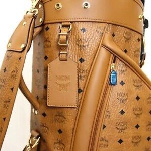 MCM Cognac Visetos Coated Canvas Golf Bag for Sale in Gardena, CA - OfferUp